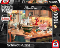 Schmidt Spiele Secret puzzle A konyhaasztalnál - 1000 darabos puzzle