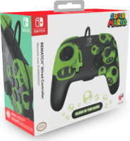 PDP Rematch 1Up Glow In The Dark Vezetékes Controller - Fekete (Switch)