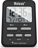 Mebus 25799 Ébresztőóra - Fekete