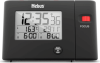 Mebus 25795 Kivetítős óra - Fekete