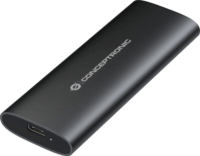 Conceptronic DANTE04B USB3.2 Külső M.2 SATA/NVMe SSD ház - Fekete