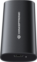 Conceptronic DANTE04B USB3.2 Külső M.2 SATA/NVMe SSD ház - Fekete