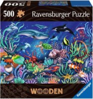 Ravensburger Lent a tengerben - 500 darabos fa puzzle