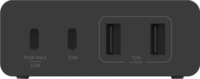 Belkin BoostCharge Pro 2x USB-C / 2x USB-A Hálózati töltő - Fekete (108W)