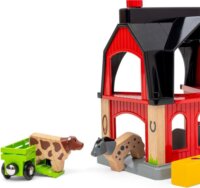 BRIO World Istálló kocsival - kiegészítő vonatpályához