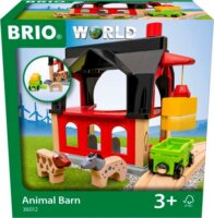 BRIO World Istálló kocsival - kiegészítő vonatpályához