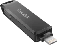 Sandisk Ixpand USB-C/Lightning 64GB Pendrive - Fekete