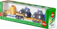Siku Farmer LKW teherautó New Holland traktorokkal fém modell készlet (1:32)