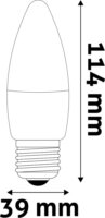 Avide LED Candle izzó 8W 820lm 4000K E27 - Természetes fehér