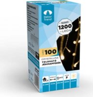Dekortrend KAT 201 Crystalline Kül-/Beltéri LED fényfüzér 3m - Meleg fehér