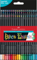 Faber-Castell Black Edition Háromszögletű színes ceruza készlet (36 db / csomag)