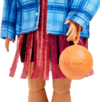 Barbie Fashionistas Extravagáns barna hajú baba kutyával