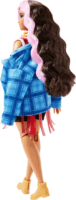 Barbie Fashionistas Extravagáns barna hajú baba kutyával