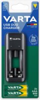 Varta Value USB Duo 2x AA/AAA NiMH Akkumulátor töltő + 2db elem (2x AAA - 800mAh)