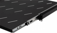 Stalflex RSR19-1U-550B 19" Kihúzható polc 1U - Fekete