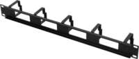 Stalflex CO19-1U-TB-B 19" rack kábelrendező panel 1U - Fekete