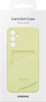 Samsung Galaxy A34 5G Kártyatartós Tok - Lime