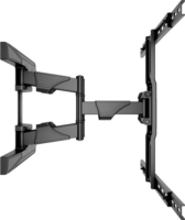 Multibrackets M VESA Flexarm L Full Motion Dual 40"-75" LCD TV/Monitor fali tartó - Fekete
