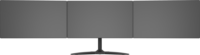 Multibrackets M Vesa 15"-24" LCD TV/Monitor asztali tartó kar - Fekete (3 Kijelző)
