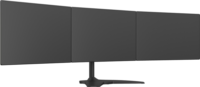 Multibrackets M Vesa 15"-24" LCD TV/Monitor asztali tartó kar - Fekete (3 Kijelző)