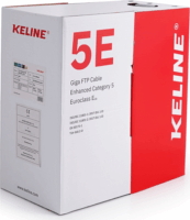 KE-Line F/UTP CAT5e Installációs kábel 305m - Szürke