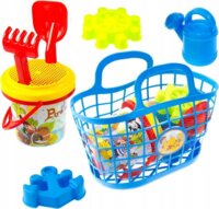 Mochtoys: Homokozókészlet strandkosárban - Többféle