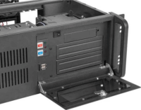 Lanberg 19" Fekvő rack ház 4U 450x430mm - Fekete