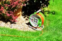 ActiveJet AJE-PB/20M 230V Hosszabbítós kábeldob 20m - Zöld/Narancssárga