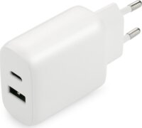 EverActive SC-370Q USB-A / USB-C Hálózati töltő - Fehér (25W)