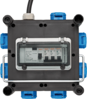 Brennenstuhl 230V Kompakt tápelosztó 7 aljzatos 2m - Fekete