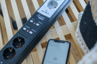 Brennenstuhl Connect Premium-Line WiFi Elosztó 6 aljzatos 3m - Fekete/Szürke