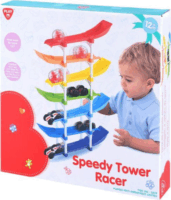 Playgo Szivárvány torony autó- és golyócsúszka