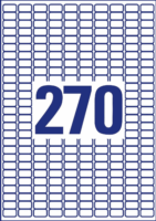 Avery Zweckform 17,8x10mm átlátszó fóliacímke