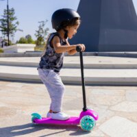 Yvolution Neon Bolt háromkerekű roller - Rózsaszín