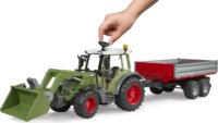 Bruder Fendt Vario 211 traktor homlokrakodóval műanyag modell (1:16)