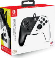PDP Rematch Vezetékes Controller - Fekete/Fehér (Nintendo Switch)