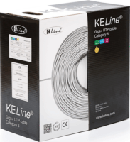 KE-Line U/UTP CAT6 Installációs kábel 305m - Szürke