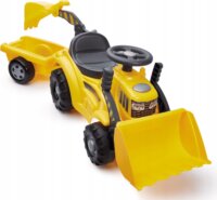Écoiffier Traktor bébitaxi emelőkanállal és utánfutóval - Sárga