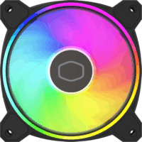 Cooler Master MasterFan MF120 Halo2 120mm PWM ARGB Rendszerhűtő