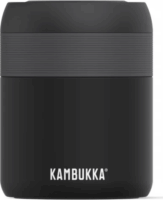 Kambukka Bora Matte Black 600ml Ételtermosz - Fekete