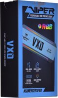 Patriot VXD RGB M.2 USB 3.2 Type-C Külső SSD Ház - Ezüst
