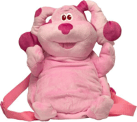 Azúrkék nyomok Ovis plüss hátizsák - Magenta