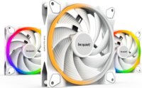 Be Quiet! Light Wings White high-speed 140mm PWM ARGB Rendszerhűtő - Fehér (3db/csomag+Elosztó)