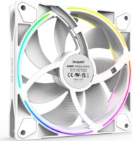 Be Quiet! Light Wings White 140mm PWM ARGB Rendszerhűtő - Fehér (3db/csomag+Elosztó)