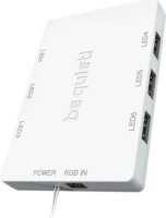 Be Quiet! Light Wings White 120mm PWM ARGB Rendszerhűtő - Fehér (3db/csomag+Elosztó)