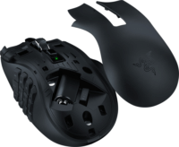 Razer Naga V2 HyperSpeed Wireless Gaming Egér - Fekete