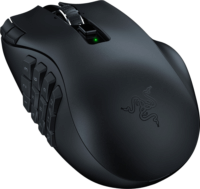 Razer Naga V2 HyperSpeed Wireless Gaming Egér - Fekete