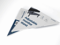 Gembird MS-TABLE-02 Monitorállvány - Fekete