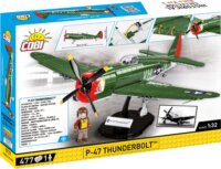 Cobi P-47 Thunderbolt vadászrepülőgép 477 darabos építő készlet