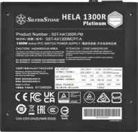SilverStone 1300W HELA 1300R Platinum 80+ Platinum Tápegység